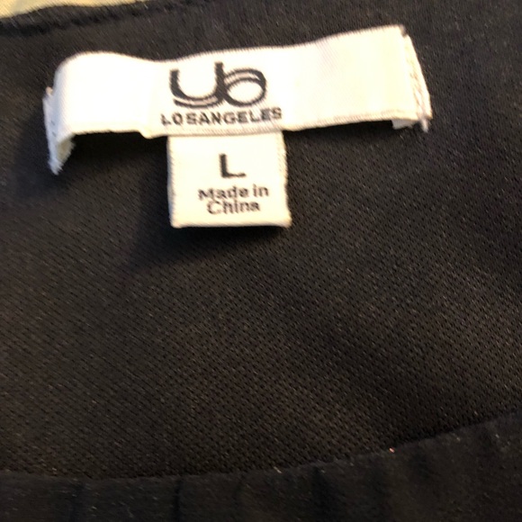 YA Los Angeles Little Black Dress. Sequin accents. Size L. - Picture 3 of 5